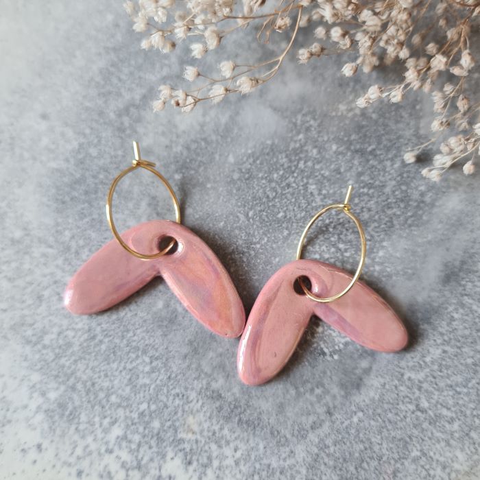 Zweiblatt perlmut rosa